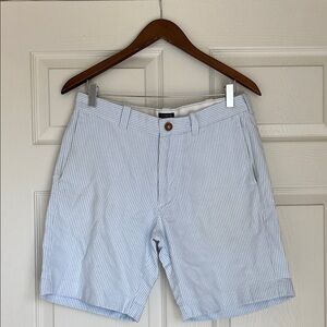 JCrew Men's Light Blue Pinstripe Shorts, Gramercy, 31W